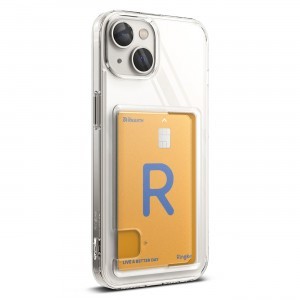 iPhone 14 Ringke Fusion Card tok kártyatartóval átlátszó