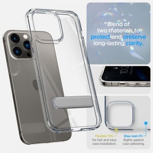 iPhone 14 Pro Max Spigen Ultra Hybrid ''S'' tok Crystal Clear (ACS04829)