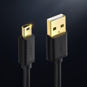 Ugreen USB - mini USB kábel 480 Mbps 1 m fekete (US132 10355)