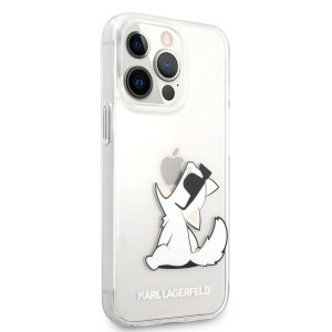 iPhone 14 Pro Karl Lagerfeld PC/TPU Choupette Eat tok átlátszó (KLHCP14LCFNRC)