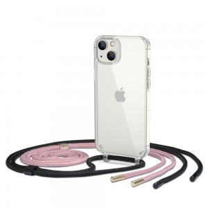 iPhone 14 Tech-Protect FlexAir Chain tok fekete/rózsaszín