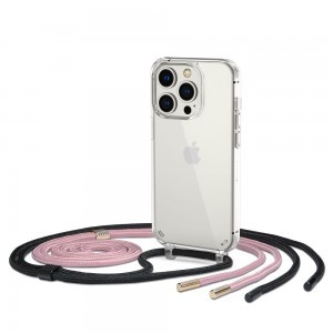iPhone 14 Pro Max Tech-Protect FlexAir Chain tok fekete/rózsaszín
