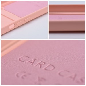Samsung Galaxy A33 5G Forcell Card tok kártya tárolóval rózsaszín
