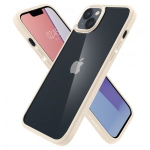 iPhone 14 Spigen Ultra Hybrid tok homok színű (ACS05044)