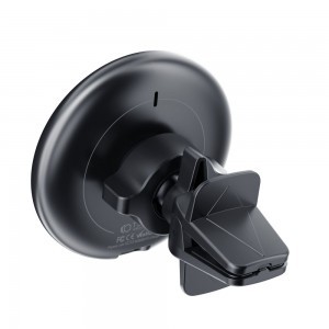 Tech-Protect A2 mágneses autós telefontartó szellőzőrácshoz vezeték nélküli töltéssel 15W fekete Magsafe