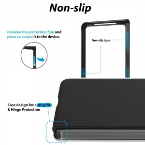 Samsung Galaxy Z Fold 4 WhiteStone Contrast tok matt fekete (S Pent nem tartalmaz)