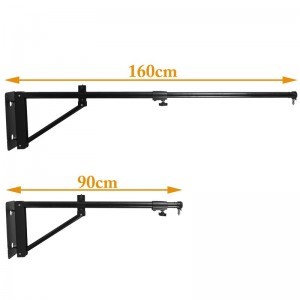 Fali Boom kar stúdióvaku és rendszervaku rögzítéshez 90-160cm, 1/4'' és 3/8'' spigot adapterrel (KWM5)-4