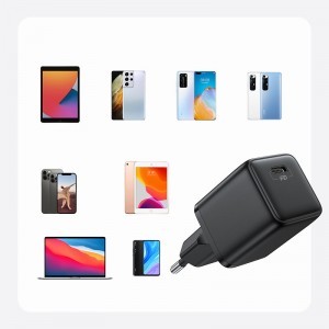 Joyroom hálózati töltő adapter USB Type C PD töltő 25W EU dugó fekete (L-P251)