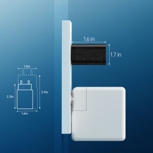 Choetech hálózati töltő adapter USB Type C töltő 25W PPS PD fekete (PD6003)