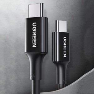Ugreen töltő- és adatkábel USB Type C - USB Type C PD 100W 5A 2m fehér (US300)