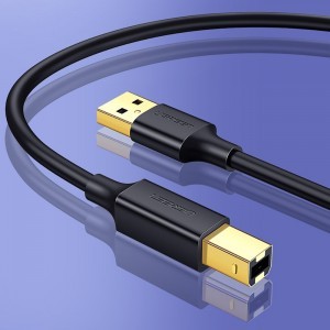 Ugreen US135 USB Type B nyomtatókábel - USB 2.0 480 Mbps 2m fekete-4