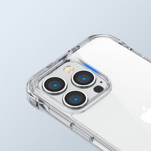iPhone 14 Pro Joyroom Defender tok támasztékkal, átlátszó (JR-14H2)