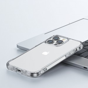 iPhone 14 Pro Joyroom Defender tok támasztékkal, átlátszó (JR-14H2)