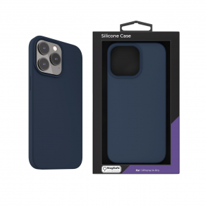 iPhone 14 Pro Next One MagSafe-kompatibilis szilikontok királykék (IPH-14PRO-MAGSAFE-BLUE)