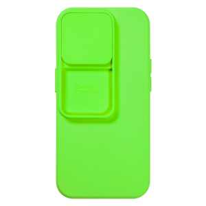 iPhone 14 Pro Camshield Soft tok lime zöld Alphajack