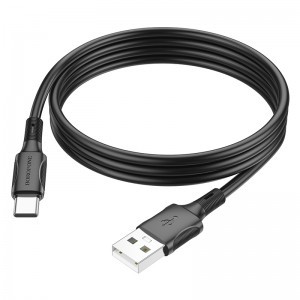 Borofone Succeed BX80 USB - Type C kábel 3A 1m fekete