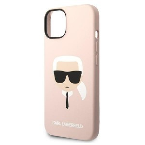 iPhone 14 Karl Lagerfeld Karl`s Head szilikon tok rózsaszín (KLHCP14SSLKHLP)