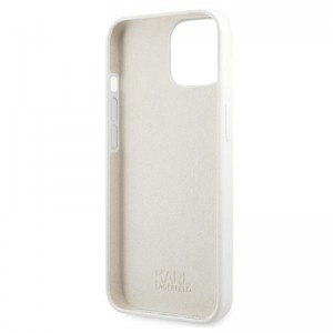 iPhone 14 Plus Karl Lagerfeld  Karl és Choupette szilikon tok fehér (KLHCP14MSSKCW)