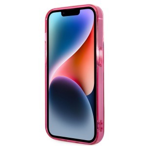 iPhone 14 Pro Karl Lagerfeld Gradient Karl és Choupette tok rózsaszín (KLHCP14LTGKCP)