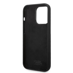iPhone 14 Pro Max Karl Lagerfeld Choupette szilikon tok fekete (KLHCP14XSLCTBK)