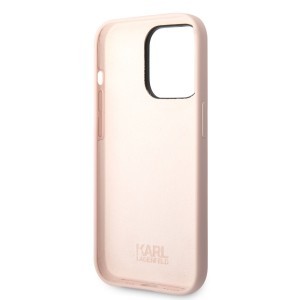 iPhone 14 Pro Karl Lagerfeld Choupette szilikon tok rózsaszín (KLHCP14LSLCTPI)