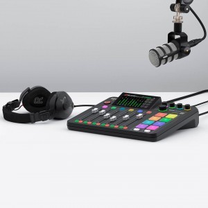 RODE RODECaster Pro II négy mikrofoncsatornás audio produkciós keverő és rögzítő USB, Bluetooth, Ethernet és WiFi csatlakozásokkal-23