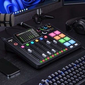 RODE RODECaster Pro II négy mikrofoncsatornás audio produkciós keverő és rögzítő USB, Bluetooth, Ethernet és WiFi csatlakozásokkal-17