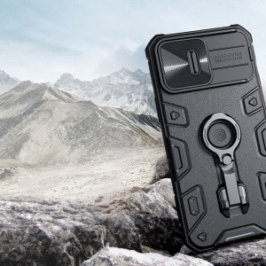 iPhone 14 Pro Nillkin CamShield Armor Pro tok MagSafe kompatibilis fekete