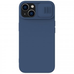 iPhone 14 Plus Nillkin CamShield Silky szilikon tok kék