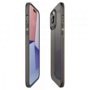 iPhone 14 Pro Spigen Thin Fit ultravékony tok Gunmetal szürke (ACS04782)