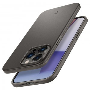 iPhone 14 Pro Spigen Thin Fit ultravékony tok Gunmetal szürke (ACS04782)