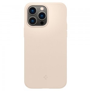 iPhone 14 Pro Spigen Thin Fit ultravékony tok homokszínű (ACS04785)