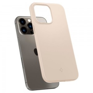 iPhone 14 Pro Spigen Thin Fit ultravékony tok homokszínű (ACS04785)