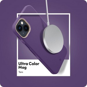 iPhone 14 Plus Spigen Cyrill Ultra Color MagSafe-kompatibilis tok Taro (ACS05489) 