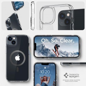 iPhone 14 Plus Spigen Ultra Hybrid MagSafe-kompatibilis tok Carbon Fiber (ACS04904)