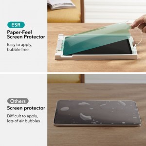 iPad Pro 12.9 2020/2021/2022 Esr Paper Feel PET kijelzővédő fólia 2db
