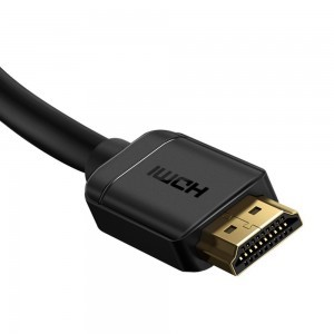 Baseus HDMI 2.0 kábel 4K 60Hz 3D HDR 18 Gbps 1m fekete (CAKGQ-A01)