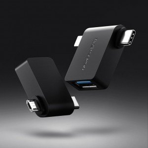 Ugreen OTG USB adapter USB 3.2 Gen 1 (5Gbps) - USB Type C / micro USB fekete (30453)-6