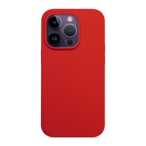 iPhone 14 Plus rugalmas puha szilikontok piros Alphajack