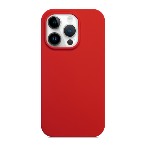 iPhone 14 Pro rugalmas puha szilikontok piros Alphajack