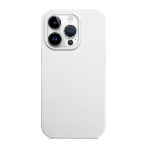 iPhone 14 Pro rugalmas puha szilikontok fehér Alphajack