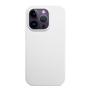iPhone 14 Pro Max rugalmas puha szilikontok fehér Alphajack