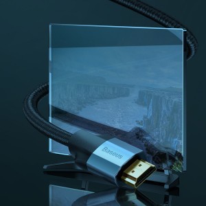 Baseus Enjoyment HDMI kábel 4K60Hz 0.5m sötétszürke-7