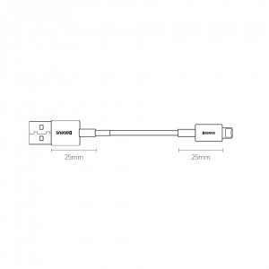 Baseus Superior USB - Lightning kábel 2.4A 2m piros (CALYS-C09)