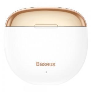 Baseus Encok W2 vízálló IPX4 vezeték nélküli fülhallgató Bluetooth 5.0 TWS fehér (NGW2-02)