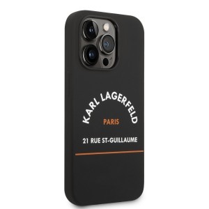 iPhone 14 Pro Max Karl Lagerfeld Rue St Gullaume tok fekete (KLHCP14XSRSGHLK)