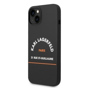 iPhone 14 Plus Karl Lagerfeld Rue St Gullaume tok fekete (KLHCP14MSRSGHLK)