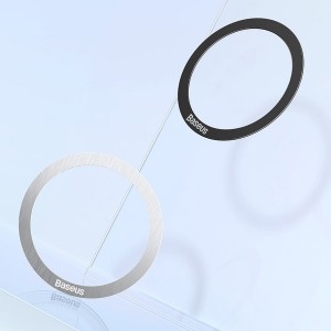 Baseus Halo 2db  mágneses gyűrű ezüst (PCCH000012)