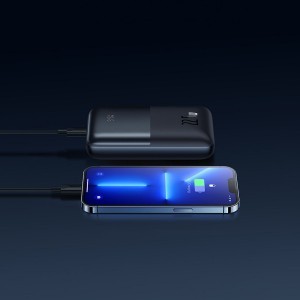 Baseus Pro 20000mAh 22.5W Powerbank + USB Type A - USB Type C 3A 0.3m kábel lila (PPBD040305)