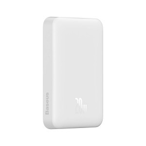 Baseus Magnetic Mini gyorstöltős power bank 10000mAh 20W + Type-C - Type-C kábel 60W (20V / 3A) 0.5m fehér (PPCX030002)-15